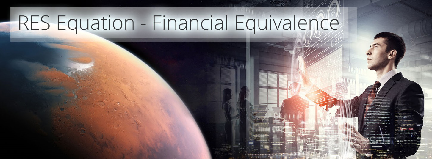 res equation - financial equivalence - an economic theory of everything