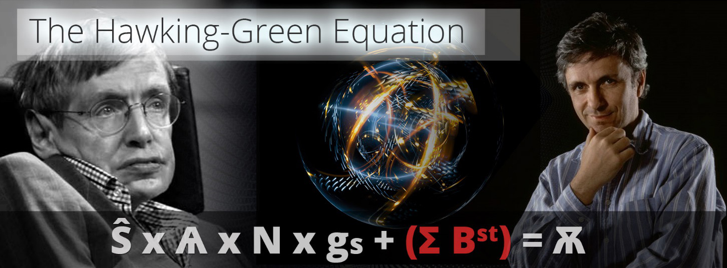 the hawking green equation economic theory of everything (E-TOE)